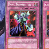 LOD-014 Yugioh 3x Soul Demolition Yugioh cards