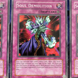 LOD-014 Yugioh 3x Soul Demolition Yugioh cards