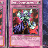 LOD-014 Yugioh 3x Soul Demolition Yugioh cards
