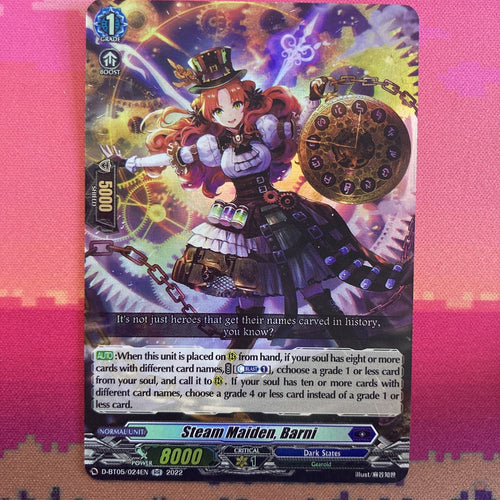 Steam Maiden, Barni | D-BT05/024 RR | Dark States | Cardfight Vanguard TCG