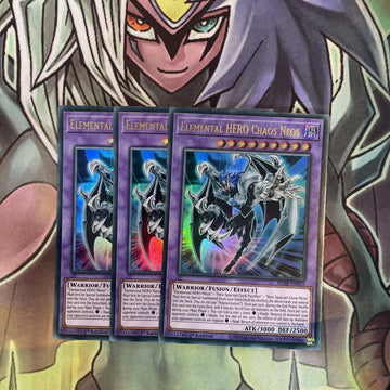 BLAR-EN055 x3 Elemental HERO Chaos Neos Ultra Rare Excellent Condition Yugioh