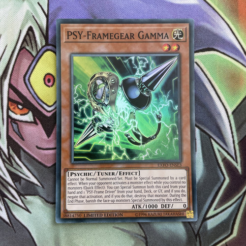 EXFO-ENSE3 Psy-Framegear Gamma Super Rare 1st Edition NM Yugioh Card