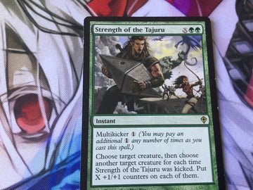 Strength of the Tajuru - Worldwake Excellent Magic MTG (back)