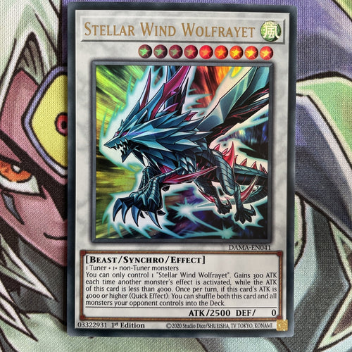 DAMA-EN041 Stellar Wind Wolfrayet Ultra Rare 1st Edition NM Yugioh Card