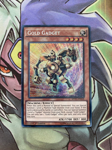 MVP1-ENS18 Gold Gadget Secret Rare 1st Edition NM Yugioh