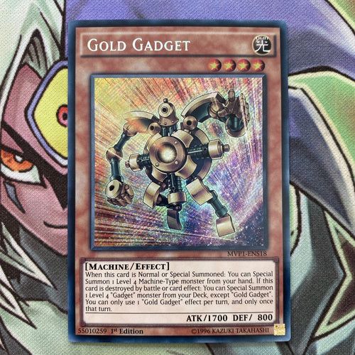 MVP1-ENS18 Gold Gadget Secret Rare 1st Edition NM Yugioh