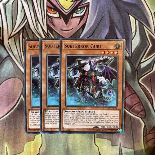 SAST-EN094 x3 Subterror Guru Common Excellent Condition Yugioh