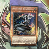 RA01-EN010 Inspector Boarder Platinum Secret Rare 1st Edition NM Yugioh Card