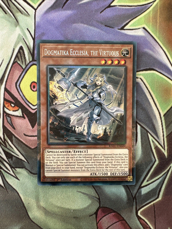 RA01-EN020 Dogmatika Ecclesia, The Virtuous Collectors 1st Edition NM Yugioh