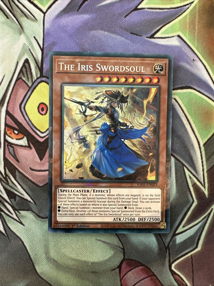 RA01-EN023 The Iris Swordsoul Collectors Rare 1st Edition NM Yugioh Card