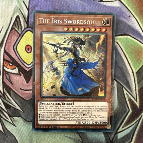 RA01-EN023 The Iris Swordsoul Collectors Rare 1st Edition NM Yugioh Card