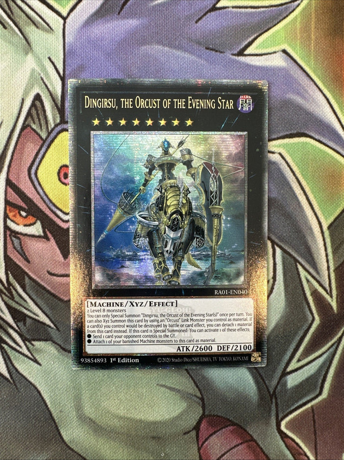RA01-EN040 Dingirisu, The Orcust Of The Evening Star Quarter 1st Ed NM Yugioh