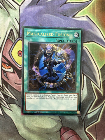 RA01-EN058 Magicalized Fusion New Ultimate Rare 1st Edition NM Yugioh Card