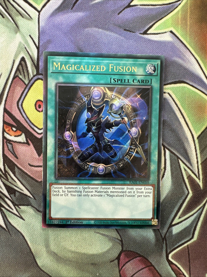 RA01-EN058 Magicalized Fusion New Ultimate Rare 1st Edition NM Yugioh Card
