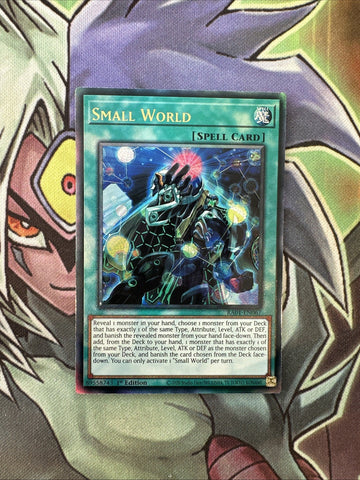 RA01-EN067 Small World Collectors Rare 1st Edition NM Yugioh Card