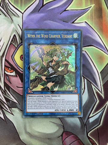 MP20-EN124 Wynn The Wind Charmer, Verdant Ultra Rare 1st Edition NM Yugioh Card
