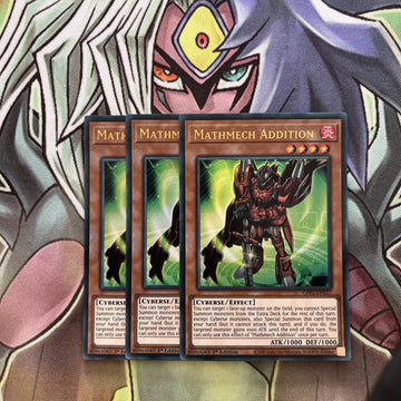 GFP2-EN117 x3 Mathmech Addition Ultra Rare Excellent Condition Yugioh