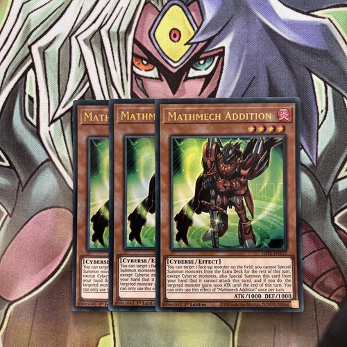 GFP2-EN117 x3 Mathmech Addition Ultra Rare Excellent Condition Yugioh
