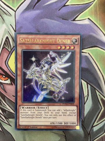 DUEA-EN018 Satellarknight Deneb Ultra Rare 1st Edition NM Yugioh Card