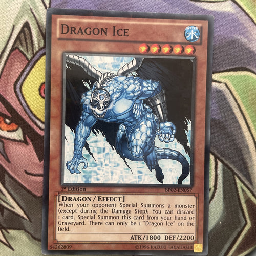 BP02-EN057 Dragon Ice Mosaic Rare 1st Edition NM Yugioh Card