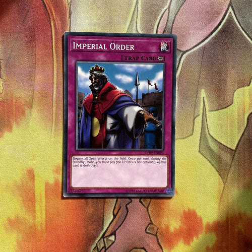 OP09-EN023 Imperial Order common Yugioh card LP/NM