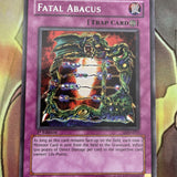 LOD-011 Yugioh Fatal Abacus 1st Edition Rare (NM)