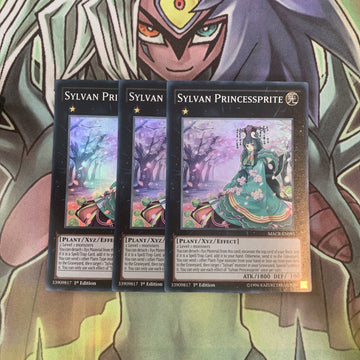 MACR-EN093 x3 Sylvan Princessprite Super Rare Excellent Condition Yugioh