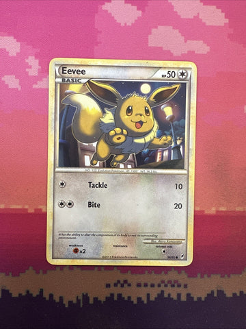 Pokemon Card Eevee Call Of Legends Common 56/95 Near Mint