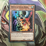 RA02-EN006 Droll & Lock Bird Super Rare 1st Edition NM Yugioh Card
