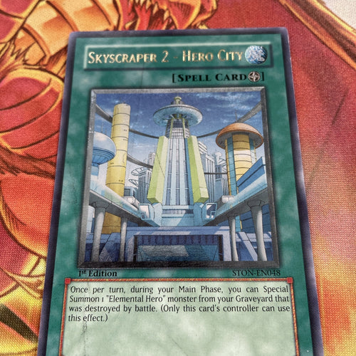 STON-EN048 1x Skyscraper 2 - Hero City - Ultimate - 1st Ed EXC Yugioh