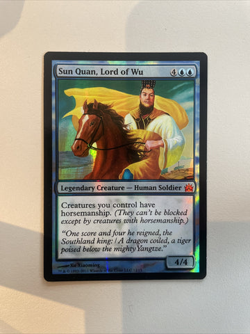 Sun Quan, Lord Of Wu - From The Vault Legends FOIL Excellent Magic MTG