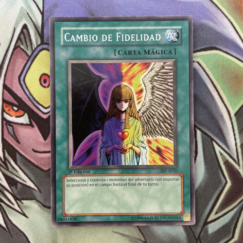 BIP-S030 Change Of Heart Common SPANISH 1st Edition NM Yugioh Card