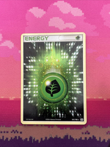Pokemon Card Grass Energy EX Emerald Holo Rare 101/106 Near Mint