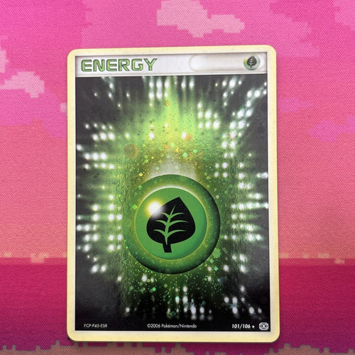 Pokemon Card Grass Energy EX Emerald Holo Rare 101/106 Near Mint