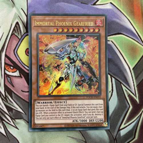 TOCH-EN012 Immortal Phoenix Gearfried Ultra Rare UNL Edition NM Yugioh Card