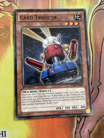 BP02-EN048 Card Trooper 1st Edition Mint YuGiOh Card Shatterfoil