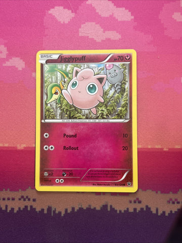 Pokemon Card Jigglypuff Fates Collide Common 65/124 Near Mint