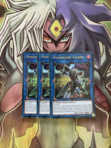 SDPL-EN040 x3 Powercode Talker Ultra Rare Excellent Condition Yugioh