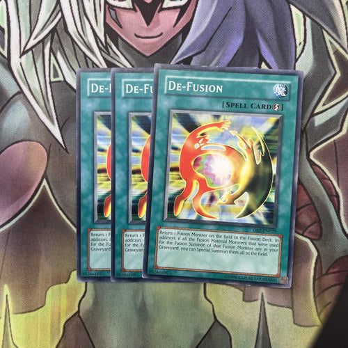 DB2-EN029 x3 De-Fusion Common Excellent Condition Yugioh