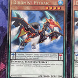 BOSH-EN026 x3 Dinomist Pteran Rare 1st edition Near Mint YuGiOh Cards Playset