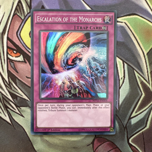 MP15-EN054 Escalation Of The Monarchs Super Rare 1st Edition NM Yugioh Card