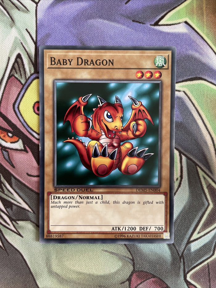 DEM5-EN004 Baby Dragon Common Unlimited Edition NM Yugioh Card