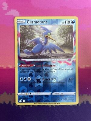 Pokemon Card Cramorant Lost Origin Reverse Holo Rare 050/196 Near Mint