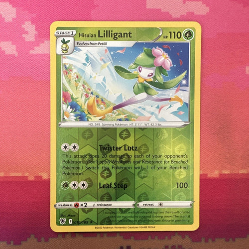 Pokemon Card Lilligant Astral Radiance Reverse Holo Rare 016/189 Near Mint