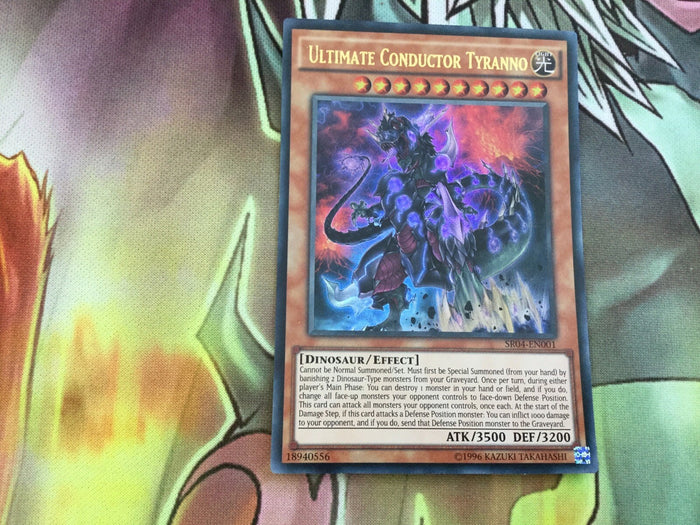 SR04-EN001 Ultimate Conductor Tyranno | Unlimited Ultra Rare Card | YuGiOh TCG