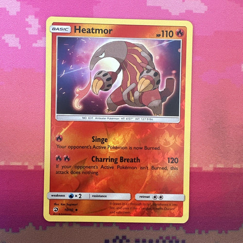 Pokemon Card Heatmor Dragon Majesty Reverse Holo 10/70 Near Mint