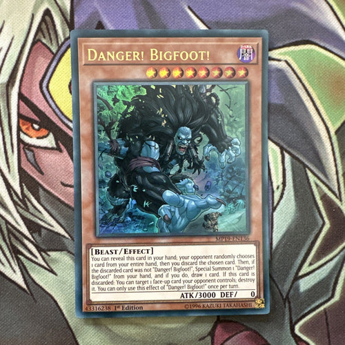MP19-EN136 Danger! Bigfoot! Ultra Rare 1st Edition NM Yugioh Card