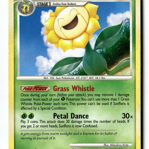 Pokemon Card Sunflora LP Secret Wonders 38/132