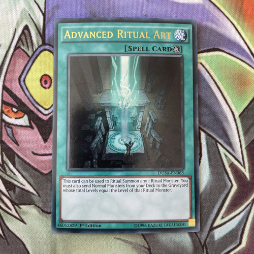 DUSA-EN063 Advanced Ritual Art Ultra Rare 1st Edition NM Yugioh Card