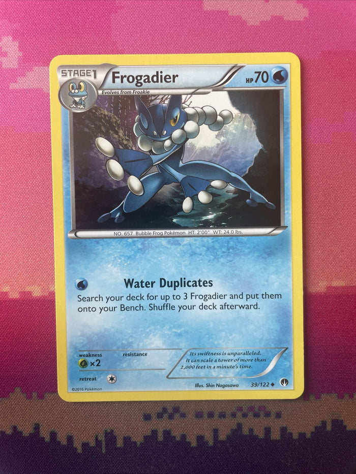 Pokemon Card Frogadier Breakpoint Uncommon 39/122 NM